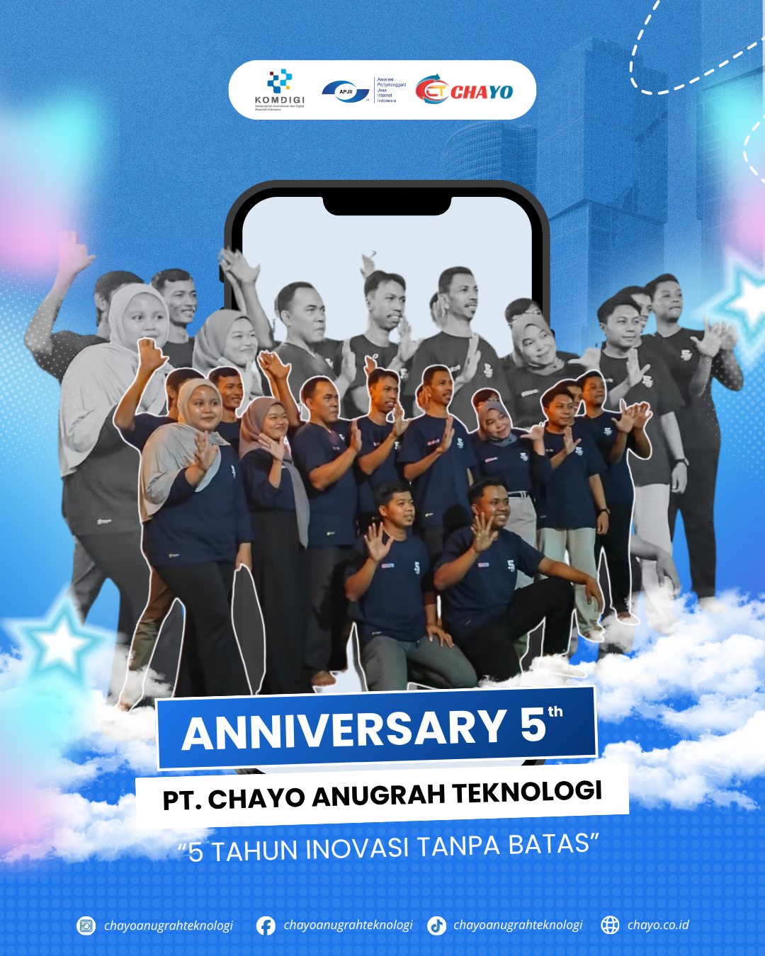 5 Tahun Inovasi Tanpa Batas, 5 Tahun Anniversary PT CHAYO ANUGRAH TEKNOLOGI